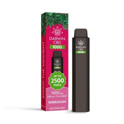 Darwin CBD 1000 Disposable Vape Device 2500 Puffs - Image 3