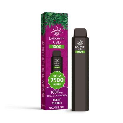Darwin CBD 1000 Disposable Vape Device 2500 Puffs - Image 4