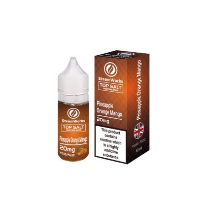 20mg Top Salt Fruit Flavour Nic Salts by A-Steam 10ml (50VG/50PG) - Image 16