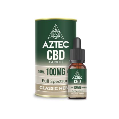 Aztec CBD 100mg CBD Vaping Liquid 10ml (50PG/50VG) - Image 2
