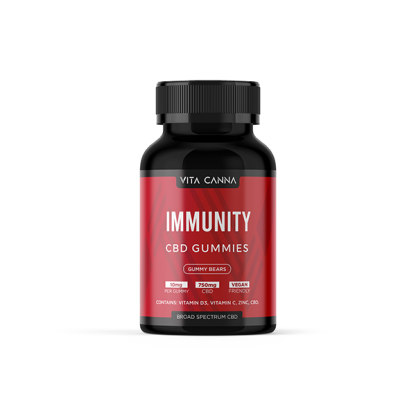 Vita Canna Broad Spectrum 750mg Functional CBD Vegan Gummy Bears - Image 3