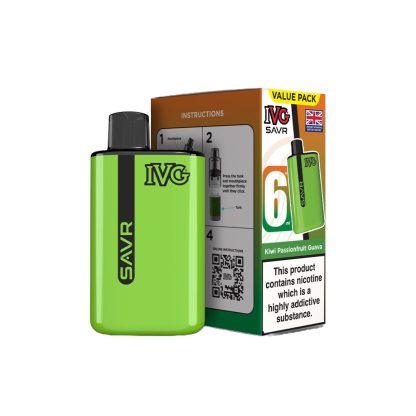 20mg I VG SAVR Prefilled Pod Vape Kit 3000 Puffs - Image 14